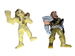 Vintage Pair 1990’s Mighty Max Mini Figures MUMMY & NORMAN