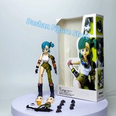 13.5cm Anime Dragon Ball Figures Bulma Goku Action Figure Movable PVC with box