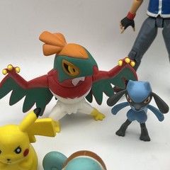 Pokemon Nintendo Tomy 12 Figures LOT Ash Ketchum Charmander Pikachu Hawlucha Etc