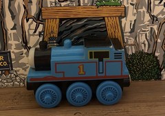 2000 Thomas the Tank Engine #1 Learning Curve/Britt Allcroft Wood.