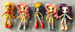 Hasbro My Little Pony Equestria Girls Minis Rarity – Lot of 5 Girl Figurines