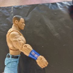 John Cena – Blue Arm Bands – Mattel – 2010 WWE Basic Series 1 – Loose Figure
