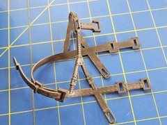 Original Vintage Marx Johnny West Brown Saddle Rifle Knife Blanket Accessory Lot