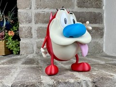 REN & Stimpy 3D Printed Toy Figures 90s Retro Cartoon TV Show Fun Nostalgia Gift