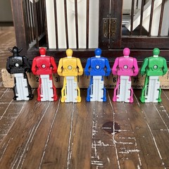 Power Rangers Super Megaforce Lost Galaxy Key Set Full Team w/ Magna Defender