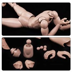 New MX02-A 12inch Europe Skin Male Action Figure Body Fit For 1/6 Head SculptzAR