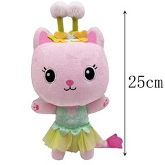 25CM/10″ Gabby’s Dollhouse Pandy Paws Plush Toy Stufed Gift Toy Free Import Cute