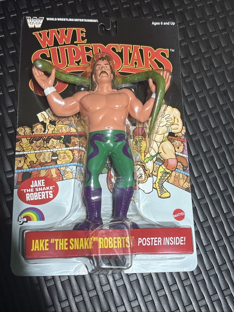 WWE Superstars LJN 2026 JAKE “THE SNAKE” ROBERTS Black Card Chase 8″ Figure
