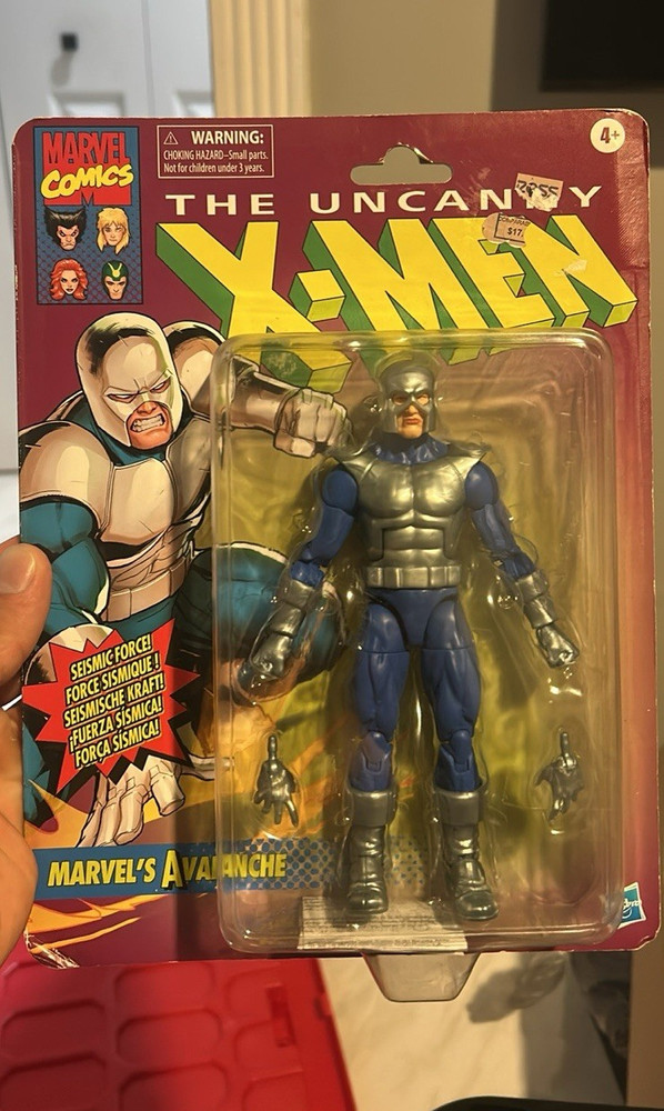 Hasbro Avalanche Action Figure The Uncanny X-Men Boxed Extra Hands