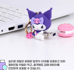 Kuromi Cinnamoroll USB 3.0 64GB Memory Stick SILICONE Figure Licensed