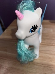 Set Of 2 Member’s Mark Pink & White Pony Unicorn Figure Removable Wings UNBOXED