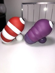 American Flag & Purple Slither.io Series 1 BONKERS Collectible Vinyl Figurine