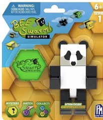 Bee Swarm Simulator Panda Bear Figure + Mystery Bee Series 1 Roblox Toy
