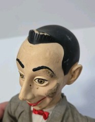 Vintage 1987 Pee-Wee Herman 17” Talking Pull String Doll Matchbox Toys For Parts