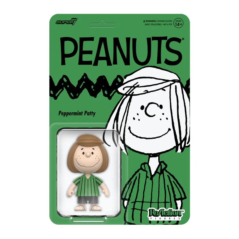 Peppermint Patty PEANUTS Super7 Reaction Action Figure