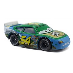 2PCS Disney Pixar Cars1 3 NO.54 Green Car Collectible Die-cast Model Toy Car Boy