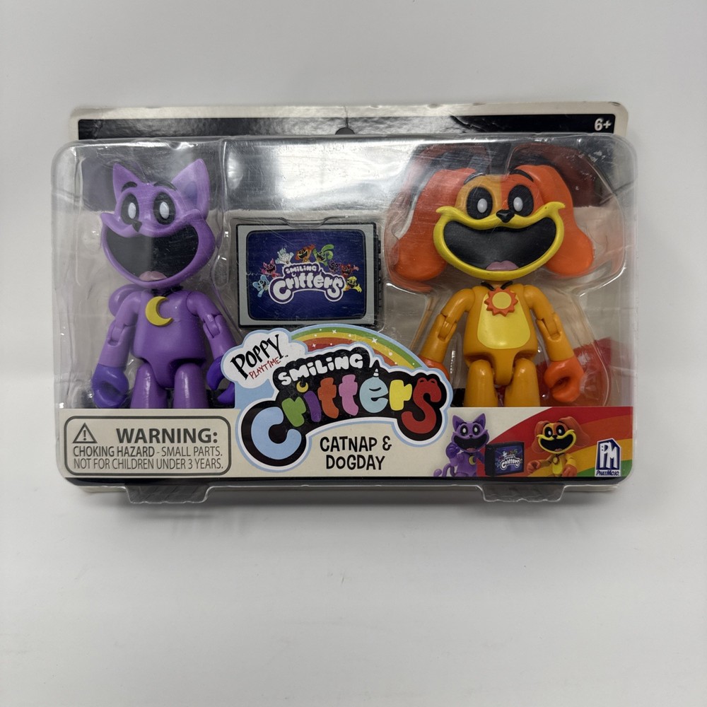 Poppy Playtime Smiling Critters CATNAP & DOGDAY Action Figure 2-Pack Brand New!