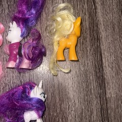 My Little Pony G4 Lot of 7 Figures Pinkie Pie Rarity Fluttershy Applejack MLP