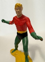 Justice League Of America AQUAMAN Vintage DC Comics 3″ Figure Ideal 1966