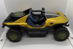 Halo 2 LE Civilian Gold Warthog Hog Vehicle Car Joy Ride Studios GameStop 75715E