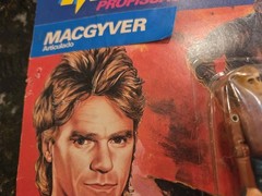 1993 Macgyver Figure Glasslite Brazil NEW NIB ULTRA RARE PLEASE READ