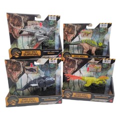 Jurassic World Strike Attack Dunkleosteus Dromaeosaurus Mutadon Yuxisaurus Set