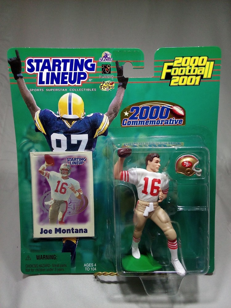 2000 Joe Montana Commemorative Starting Lineup NFL Action Figure (HOF)