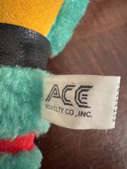 Vintage 1988 Ace Novelty TMNT Teenage Mutant Ninja Turtles Raphael 9.5” Plush