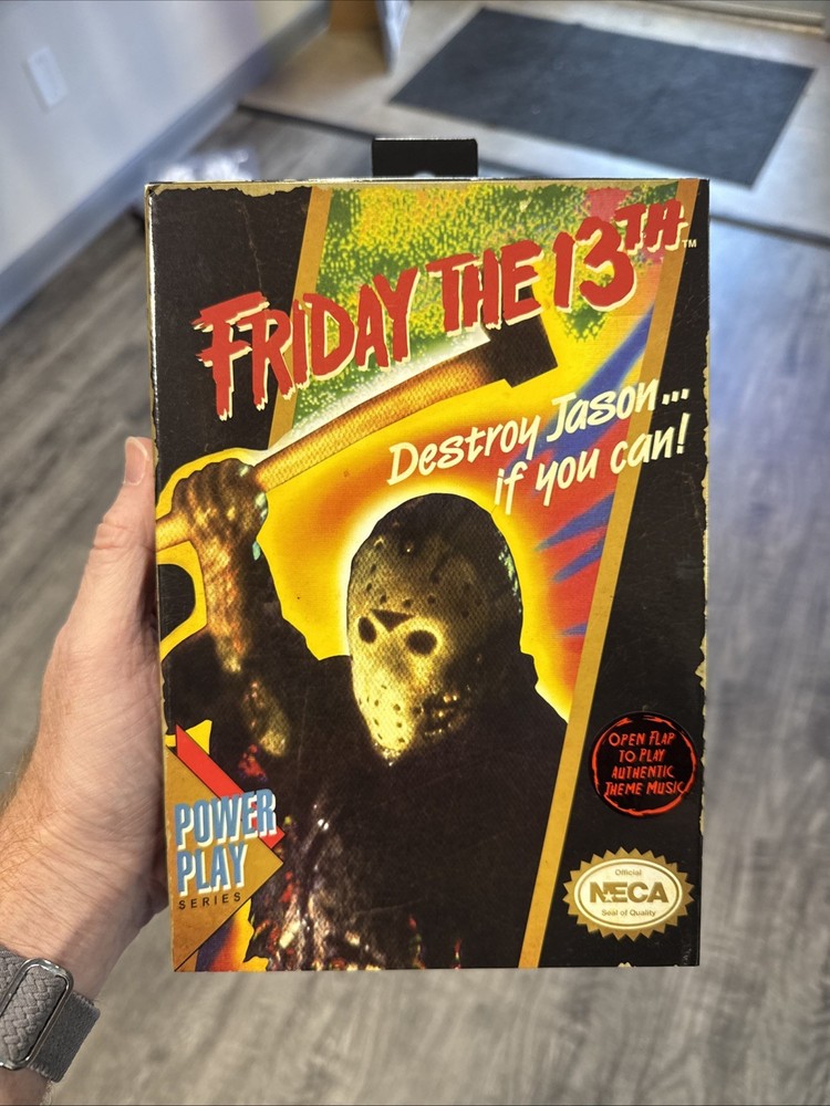 NES Video Game Jason Voorhess (Friday The 13th, NECA) **SEALED** With Music