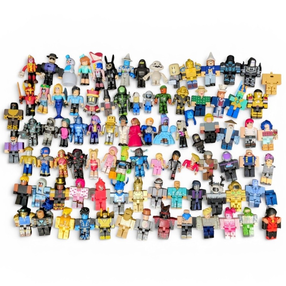 Huge Roblox Action Figures Lot with Tons Of Accessories Included No Codes