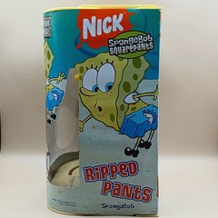 VTG Fisher-Price SpongeBob Ripped Pants Figure Nickelodeon Character Toy