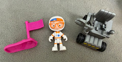 Blippi Rocket Ship Playset Parts Astronaut Figure Space Car Flag 2020