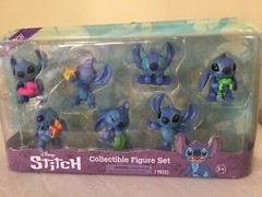 New Disney Stitch Collectible Figure Set 7 pcs Kids Toys for Ages 3 and up