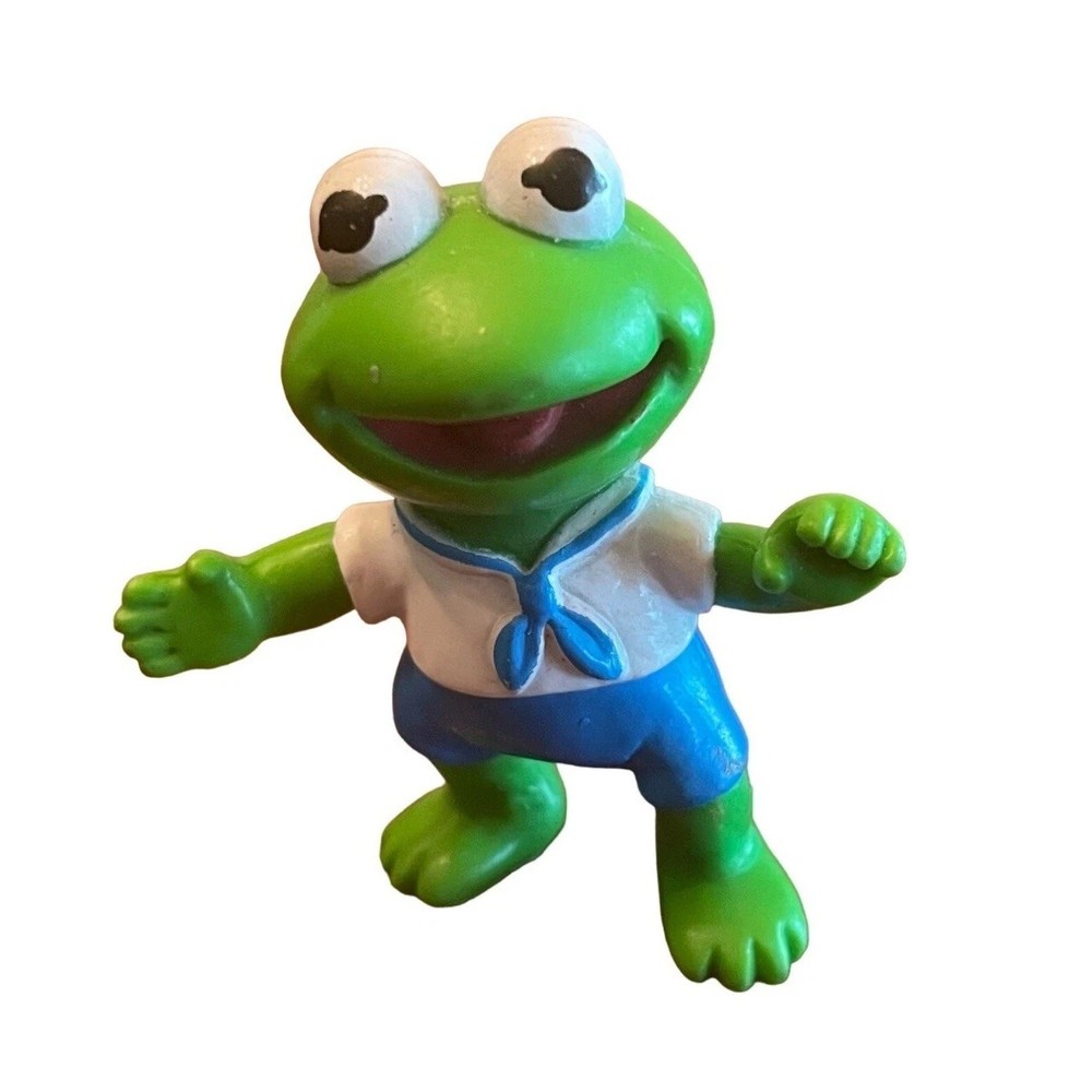 Vintage 1986 HA Kermit The Frog Collectible Toy Figurine Muppet