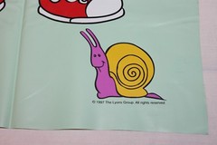 NEW IN PACKAGE 1997 VINTAGE LYONS BARNEY VINYL BANNER FOR BIRTHDAY PARTY 30″X35″