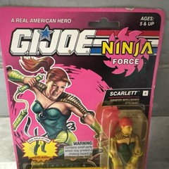 1992 Hasbro GI Joe Ninja Force Scarlett Counter Intelligence New Fast Ship