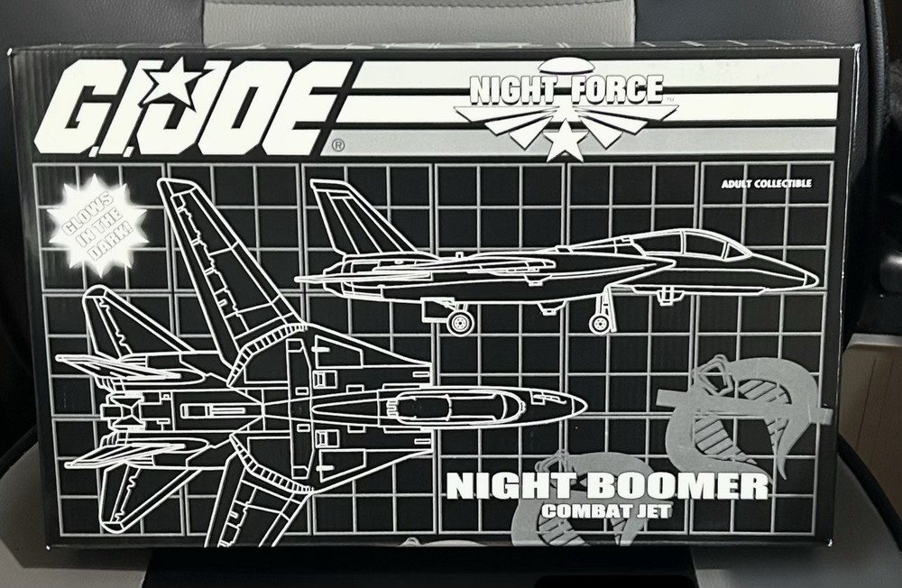 G.I. Joe Convention 2013 Nightforce Night Boomer & Glow In The Dark Box MISB!!!