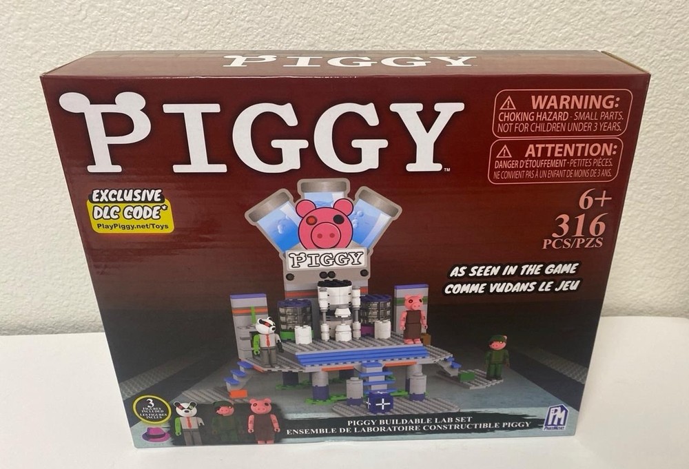 Piggy Buildable Lab Set 316 Pieces Roblox w/ Exclusive DLC Code New Sealed