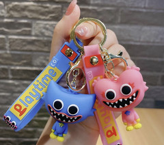 Huggy video game keychain