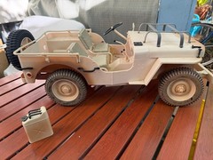 2002 1/6 GI Joe Desert Patrol 1941 Willys Jeep Hasbro used