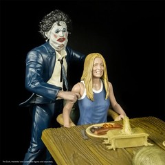 New TOTS The Texas Chainsaw Massacre Dinner Scene 5″ Figure Playset W/ 2 Figures