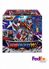Metal Cardbot W Heavy Iron W Blue Cop W Phantom Hornet Tigun Transforming Robot