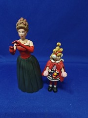 Cindy Lou Who 3.25″ Martha May Whovier 4.25″ The Grinch Who Stole Christmas 2000