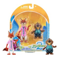 Zootopia 2 Nick Wilde & Nibbles Maplestick 3″ Figures Mint on Card