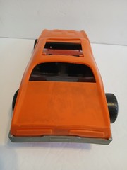 Vtg Mego Dukes of Hazzard General Lee Plastic Toy Model Car Damaged Incomplete