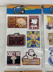 4 FAMILY GUY WINDOW CLINGS SET Peter Brian Stewie Griffin TV Show Auto Car Glass