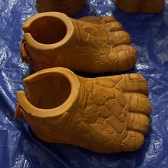 Toy Biz Marvel Fantastic 4 Electronic Thing Hands + Feet WORKING