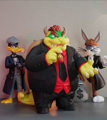 Bowser Mob Boss 3D Printed Figure DIY Kit Built Painted Collector Statue
