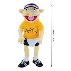Jeffy Hand Puppet Toy For Children Interactive Storytelling Educational Toy 60cm