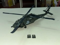 Bless Wing 1/48 Scale U.S. MH-60L Black Hawk 160th SOAR Diecast Helicopter Model